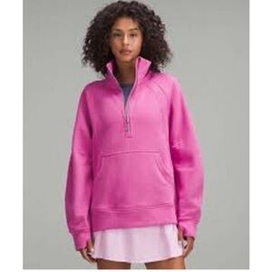 Lululemon Athletica Bright Pink Oversized Scuba